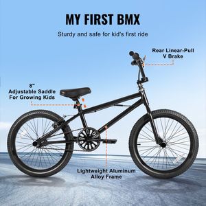จักรยาน BMX ขนาดล้อ 20 นิ้ว สำหรับแข่งขัน พร้อมโรเตอร์หมุนได้ 360 องศา และเพ็ก 4 จุด ระดับขั้นสูง สำหรับผู้เริ่มต้นและนักปั่นมืออาชีพ - Product Image 2