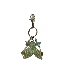 keychain customizable <b>keyring</b> embroidery strap seed beads christmas keychain festive ornament beaded accessory boho - Product Image 3
