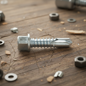 PDC Hex Head Self-Drilling Screws Carbon Steel Zinc/Galvanized/Phosphate Finish Metric/Inch Class 8 Grade Customizable Length - Product Image 1