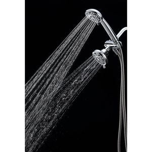 Ensemble de douche de luxe à 3 réglages avec 19 combinaisons de jets, chromé - Product Image 5