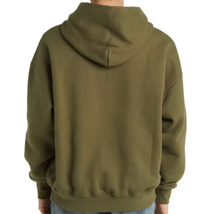 <b>Mens</b> Regular Fit Solid Winter <b>Fleece</b> Hoodie Streetwear Style Heavy Fabric OEM Sports Warm Breathable Hooded Wear Wholesale - Product Image 3