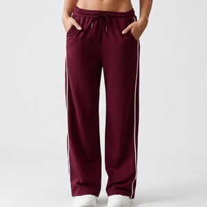 Streetwear <b>Women</b> <b>Joggers</b> Oversized Heavy Cotton <b>Baggy</b> Sweatpants High Waist Custom Logo Pants - Product Image 6