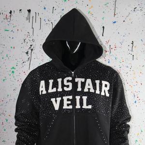 Prix bas, haute qualité, sweats à capuche zippés respirants personnalisés pour l'hiver, 100% coton molletonné, URBAN PRODUCTIONS pour hommes - Product Image 4