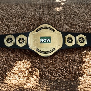 Ceinture de championnat personnalisée OEM avec logo sur mesure, plaques métalliques dorées, ceinture de trophée sportive en cuir véritable - Product Image 4