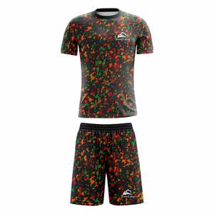 Ensemble de maillots de gardien de but de football unisexe de haute qualité, 100% polyester, manches courtes, uniforme d'hiver, OEM ODM - Product Image 1