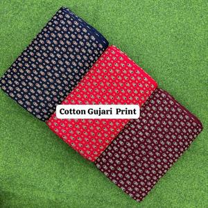 Bulk Supply Cotton Printed Fabric Gujari Floral Design Soft Cotton Textile for Apparel Fashion Garment Manufacturing Use - Product Image 5