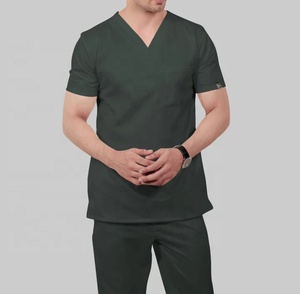 Men's Newstyle Short Sleeve Jogger Sets <b>Uniform</b> High Quality <b>Uniform</b> <b>Scrub</b> Suit Customize Logo Medical <b>Uniforms</b> - Product Image 2