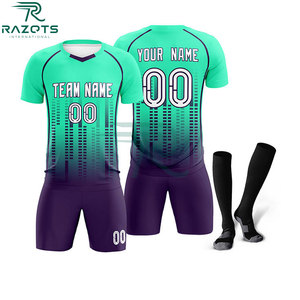 Maillot de football personnalisé de style OEM, dernière collection, qualité supérieure, pour hommes, tenue d'entraînement de club, short de sublimation 100 % polyester, uniforme d'équipe - Product Image 2