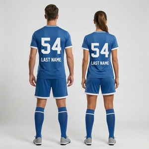 Uniforme de football personnalisé, impression par sublimation personnalisée, maillot et short de football, qualité supérieure, uniforme d'équipe de football - Product Image 2