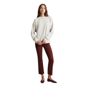 เสื้อฮู้ดดี้โอเวอร์ไซส์สำหรับผู้หญิง ผ้าฟลีซโพลีเอสเตอร์ ระบายอากาศได้ดี แบบสวมหัว ลายพิมพ์ลำลอง สำหรับฤดูใบไม้ผลิ ฤดูใบไม้ร่วง ฤดูหนาว พร้อมลายปัก - Product Image 4