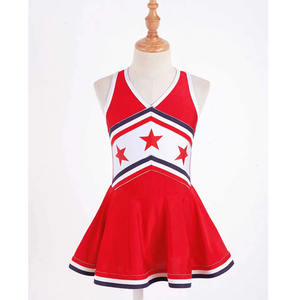 Ensemble d'uniformes de cheerleading personnalisés en polyester sublimé sans couture, tissu athlétique respirant, prêt pour la compétition, design aux couleurs vives - Product Image 2