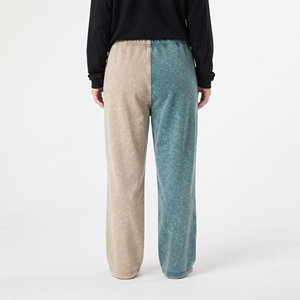 Fashion Women’s Two Tone <b>Split</b> Color Acid Wash Oversized Jogger Pants Loose Fit Casual Sweatpants Track <b>Trousers</b> - Product Image 2