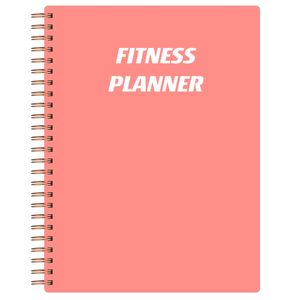 Double Wire Binding Custom Inner Content Pages <b>Paper</b> Workout Fitness Journal Nutrition Planner - Product Image 3