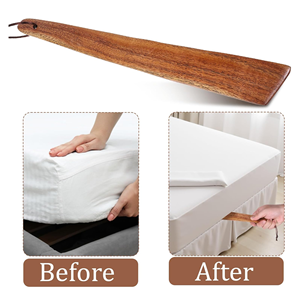 เครื่องมือพับผ้าปูที่นอนแบบธรรมชาติ, ที่ยกที่นอนไม้, เครื่องมือไม้กระถินสำหรับยกที่นอนและพับผ้าปูที่นอนจากเวียดนาม - Product Image 3