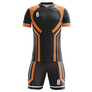 Uniforme de Fútbol Personalizable 100% Transpirable de Poliéster para Hombre, Diseño de Cuello Sublimado Único para Verano - Product Image 5