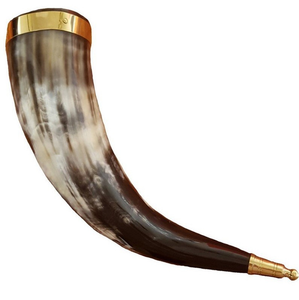Corne à boire polie de style Viking avec bordure en laiton, taille personnalisée, corne à boire Viking écologique par PERFECT ENTERPRISES - Product Image 2
