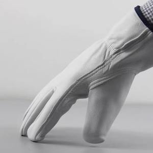 Guantes de Seguridad de Piel de Vacuno Anti-Quemaduras para Soldadura Eléctrica, Antideslizantes y Resistentes al Desgaste, para Edificios Industriales, Guantes para Conductores - Product Image 6