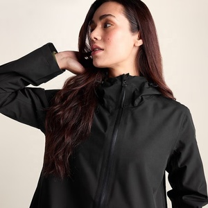 Women's Waterproof Woven Bomber Jacket Quick Dry Zipper Full Zip Outerwear for <b>Beach</b> Travel Wind Runner Utility - Product Image 5