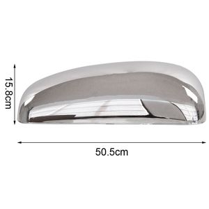 Coques de rétroviseurs chromées pour KENWORTH T660 T370 T440 T470 T800 T600, paire pour côté gauche/conducteur et côté droit/passager - Product Image 2