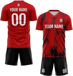 Uniforme de Fútbol de Último Diseño 100% Poliéster, Nuevo Estilo, Profesional para Adultos, Calidad Premium, Color Personalizado, Logotipo Personalizado, Secado Rápido - Product Image 1