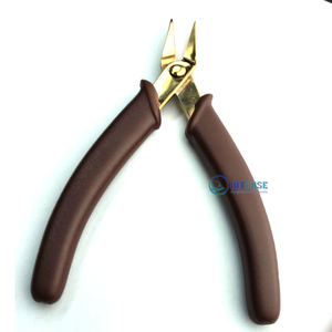 Needle Nose Pliers for Jewelry Making 5 Inch Stainless Steel Brown Grip <b>Precision</b> Beading and Wire Craft <b>Tool</b> - Product Image 5