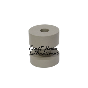 Porte-bougie en aluminium de style nordique, scandinave, moderne, minimaliste, imperméable, fait à la main, décoration de table, centre de table, décoration de la maison - Product Image 6