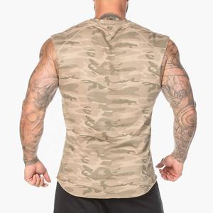 Venta al por mayor 100% algodón gimnasio camiseta sin mangas para los hombres de alta calidad Camisa sin mangas transpirable y de talla grande diseño de gran tamaño - Product Image 6