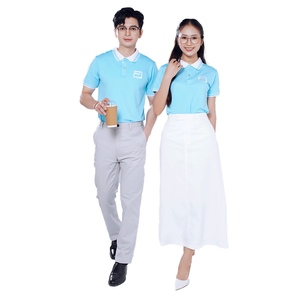 Uniforme de Alta Calidad para Cafetería, Restaurante y Panadería, Personalizable, Unisex, Camisa Polo y Delantal, Ropa de Trabajo para Personal - Product Image 1