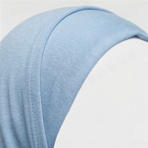 Vente en gros de hijabs maxi en jersey, foulards extensibles double face, châles en coton de qualité supérieure, doux, respirants, élégants, couleur personnalisée - Product Image 4