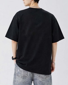Wholesale Men Blank T-<b>shirt</b> Customized Soft Cotton Trendy Baggy T-<b>Shirt</b> Relaxed Fit Fashion Wholesale Summer Casual Wear - Product Image 6