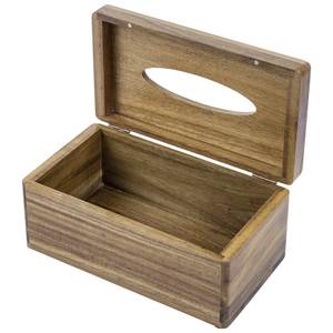 Boîte à mouchoirs en bois artisanale de qualité supérieure avec une finition naturelle élégante pour la décoration de la maison, du bureau et de l'hôtel - Product Image 6