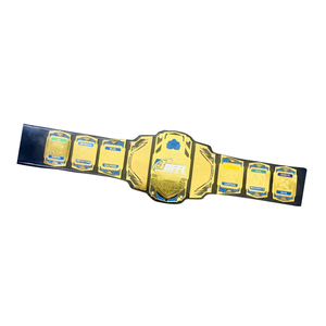 Ceinture de champion BFFL personnalisable jaune et bleue, trophée de football fantastique, ceintures sportives de grandes marques pour les fans - Product Image 6