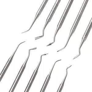 Juego de herramientas de limpieza dental de acero inoxidable de 7 piezas, kit de higiene dental con raspador, espejo y estuche con cremallera, certificado CE por Grip Surgical - Product Image 6