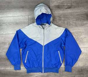 Veste polaire unisexe PLAYER'S POINT à fermeture éclair intégrale, col montant, bleu uni, qualité supérieure, imperméable et coupe-vent - Product Image 1