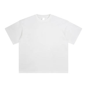 เสื้อยืดคอกลมคุณภาพสูง ผ้าคอตตอนหนา 260GSM สไตล์สตรีทแวร์ พิมพ์โลโก้ตามสั่ง สำหรับผู้ชาย วัยรุ่น และผู้ใหญ่ - Product Image 1