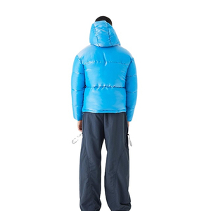 Men's High Quality Heavyweight Puffer <b>Jackets</b> Casual Winter Wear with Two Pockets Custom Streetwear Fashion Men Puffer <b>Jacket</b> - Product Image 6