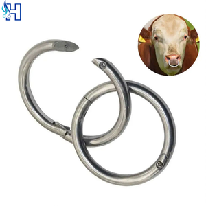 Anillo Nasal Profesional para Vacas, Acero Inoxidable, Anillo Nasal para Toros y Ganado Bovino, Equipo de Ganadería, OEM - Product Image 5