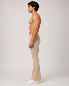 Leggings de Compresión para Hombre, Pantalones Deportivos de Poliéster, Pantalones Acampanados para Ejercicio, Leggings de Yoga de Cintura Alta para Hombre, Pantalones Acampanados - Product Image 5