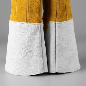 Gants de sécurité professionnels en cuir de vache fendu pour le soudage, travail industriel, résistants au feu et à l'abrasion, protection des mains - Product Image 6