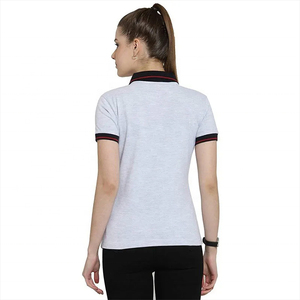 Wholesale Polo T-Shirts Women's Golf Team Polo Shirt Custom Printing Logo Soft Polyester Cotton Short Women Polo Shirts - Product Image 2