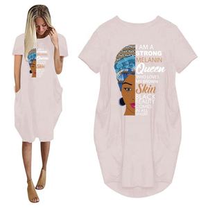 Camiseta holgada de algodón con estampado digital para mujer, ropa de talla grande de punto multicolor de alta calidad, venta al por mayor, 100% - Product Image 1