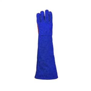 Gants de sécurité anti-coupure certifiés EN388 en cuir de vachette pleine fleur, doublés coton, résistants à la chaleur, à manches longues, pour la manipulation des animaux et le barbecue - Product Image 5