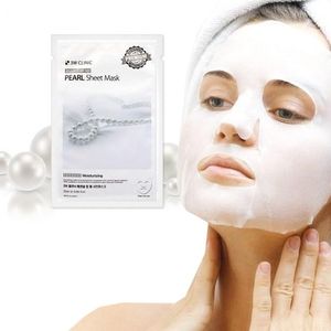 Maschera in Tessuto di Cotone con Essenza di Perle Coreana 10pz - Formula Illuminante e Luminosa - Servizio di Produzione R - Product Image 1