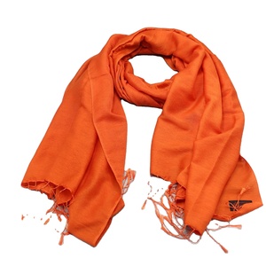 Wholesale Custom Color Pashmina <b>Shawl</b> New Style Winter 100% Viscose <b>Shawls</b> <b>Women</b> New Pashmina High Quality Tassel Hijab Scarf - Product Image 1