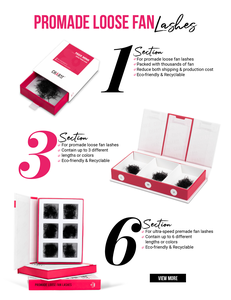 Charmlash - Extensiones de Pestañas al por Mayor, Fans de Pestañas Pre-fabricados, Extensiones de Pestañas Hechas a Mano, Etiqueta Privada Personalizada, Aspecto Mate de Alta Calidad - Product Image 4