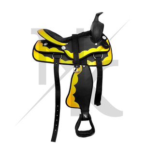 Selle Western en cuir véritable de qualité supérieure, équipement professionnel d'équitation, équipement de cowboy, selle de ranch, selle de randonnée, logo personnalisé OEM - Product Image 3