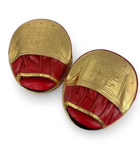 No Boxing No Life - Mitaines de frappe courbées pour entraînement professionnel - Mitaines de concentration de haute qualité en cuir PU de qualité supérieure - Doigts entièrement recouverts - AS-FP-67 - Product Image 3