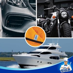 Paquete de 12 Toallas de Microfibra Premium Profesionales para Lavado de Autos, Doble Cara, 15.7 X 23.6 Pulgadas, Color Dorado, 15.7 X 23.6 Pulgadas, 12 Unidades - Product Image 4