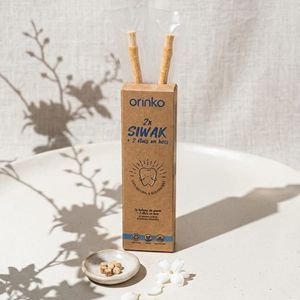 Orinko Siwak Miswak – Lot de 2 bâtonnets de soin dentaire à base de plantes de qualité supérieure, aux propriétés nettoyantes naturelles pour des dents et des gencives saines - Product Image 4