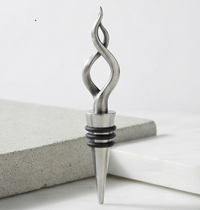 Bouchon de bouteille en acier inoxydable plaqué argent, grand verseur, bouchons de bouteille de bar, fermetures - Product Image 1